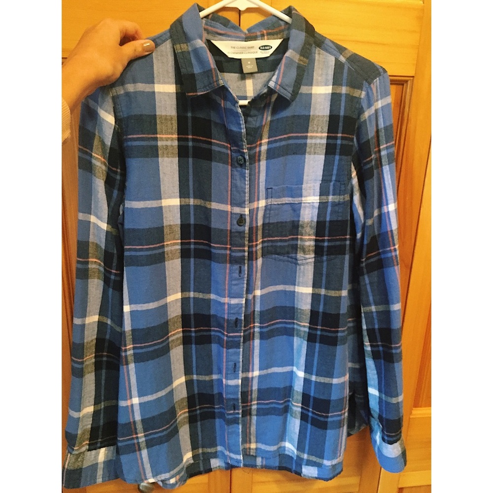 Blue and violet flannel